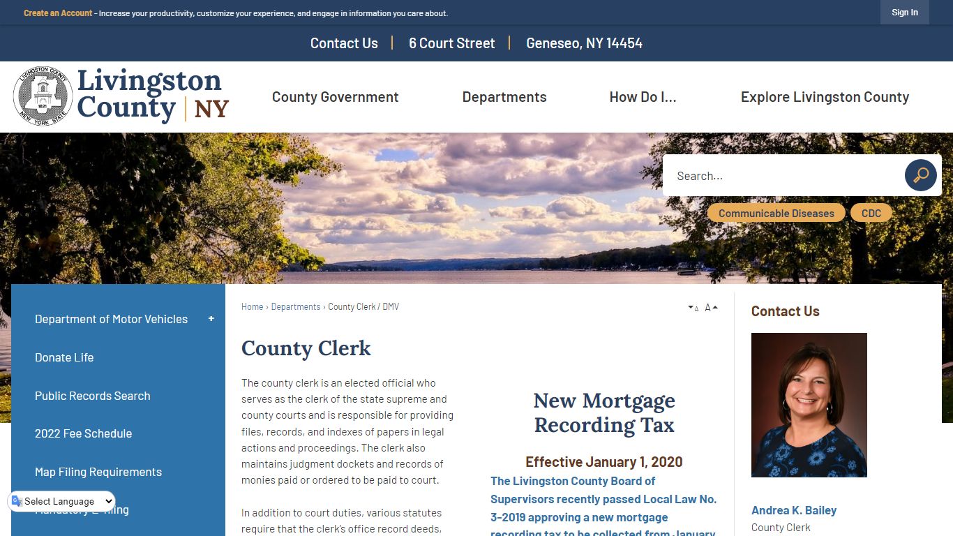 County Clerk | Livingston County, NY - Official Website